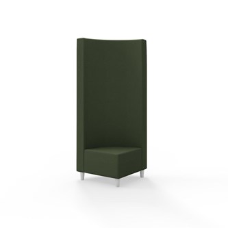 Hörnmodul Snake 90 grader med träben, hög rygg SH37,5