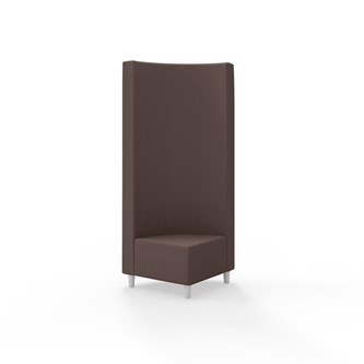 Hörnmodul Snake 90 grader med träben, hög rygg SH37,5