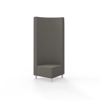 Hörnmodul Snake 90 grader med träben, hög rygg SH37,5