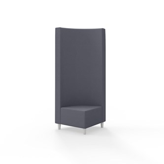 Hörnmodul Snake 90 grader med träben, hög rygg SH37,5