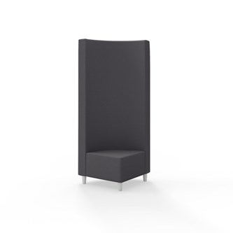 Hörnmodul Snake 90 grader med träben, hög rygg SH37,5