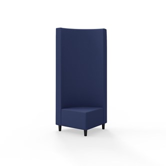 Hörnmodul Snake 90 grader med träben, hög rygg SH37,5