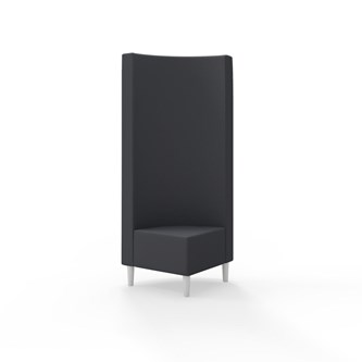 Hörnmodul Snake 90 grader med träben, hög rygg SH43