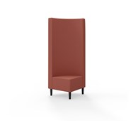 Hörnmodul Snake 90 grader med träben, hög rygg SH43