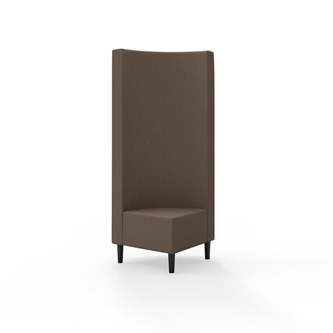 Hörnmodul Snake 90 grader med träben, hög rygg SH43