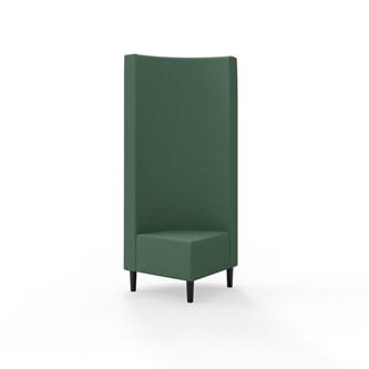 Hörnmodul Snake 90 grader med träben, hög rygg SH43