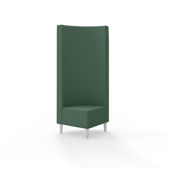 Hörnmodul Snake 90 grader med träben, hög rygg SH43