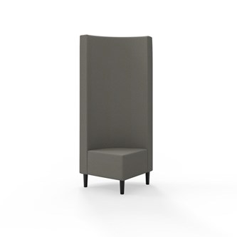 Hörnmodul Snake 90 grader med träben, hög rygg SH43