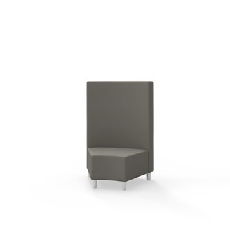 Hörnmodul Snake 45 grader med träben, mellanhög rygg SH37,5