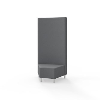 Hörnmodul Snake 45 grader med träben, hög rygg SH37,5