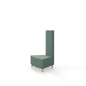 Hörnmodul Snake innehörn 45 grader med träben, mellanhög rygg SH37,5