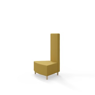 Hörnmodul Snake innehörn 45 grader med träben, mellanhög rygg SH37,5