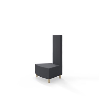 Hörnmodul Snake innehörn 45 grader med träben, mellanhög rygg SH37,5