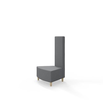 Hörnmodul Snake innehörn 45 grader med träben, mellanhög rygg SH37,5