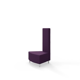 Hörnmodul Snake innehörn 45 grader med träben, mellanhög rygg SH37,5