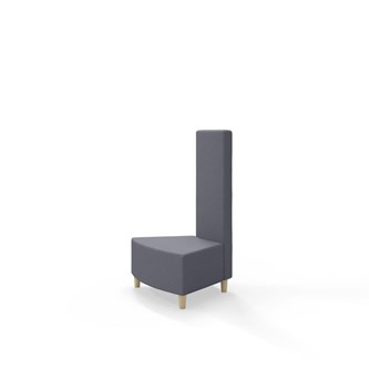 Hörnmodul Snake innehörn 45 grader med träben, mellanhög rygg SH37,5