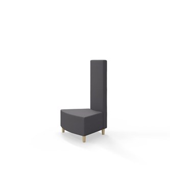 Hörnmodul Snake innehörn 45 grader med träben, mellanhög rygg SH37,5