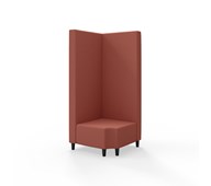 Hörnmodul Snake 90 grader R 12 med träben, hög rygg SH37,5