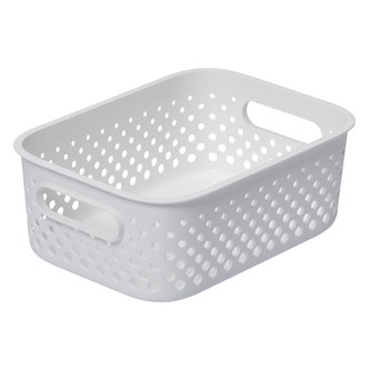 Förvaringskorg av återvunnen plast, liten