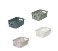 Förvaringskorg av återvunnen plast, liten