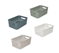 Förvaringskorg av återvunnen plast, mellan