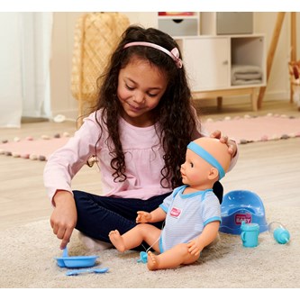 Kissdocka Pelle med potta