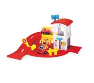 Brandstation med bilramp