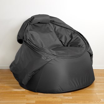 Protac Sensit® Bollfåtölj, dark grey inkl fotpall