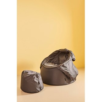 Protac Sensit® Bollfåtölj, dark grey inkl fotpall