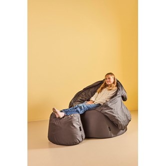 Protac Sensit® Bollfåtölj, dark grey inkl fotpall