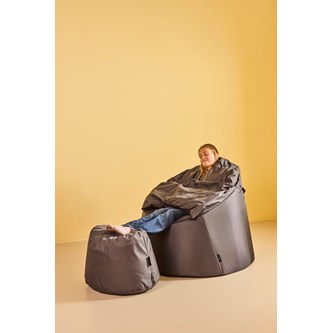 Protac Sensit® Bollfåtölj, dark grey inkl fotpall