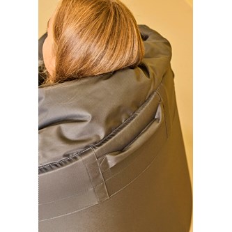 Protac Sensit® Bollfåtölj, dark grey inkl fotpall