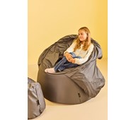 Protac Sensit® Bollfåtölj, dark grey inkl fotpall