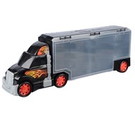 Lastbil med förvaring för 28 bilar