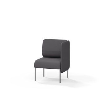 Soffa Adapt 60 låg rygg, sidopanel vänster SH45 H88