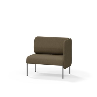 Soffa Adapt 90 låg rygg, sidopanel vänster SH45 H88