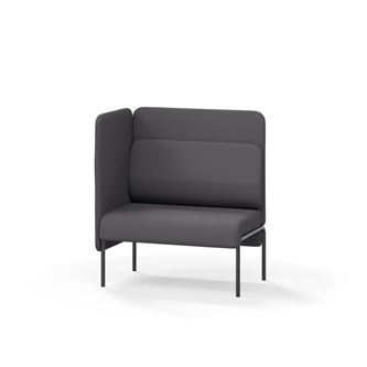 Soffa Adapt 90 mellanhög rygg, sidopanel höger SH45 H108