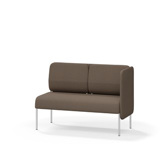 Soffa Adapt 120 låg rygg, sidopanel vänster SH45 H88