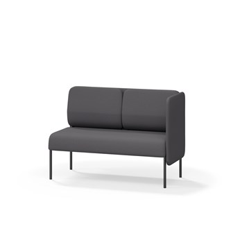 Soffa Adapt 120 låg rygg, sidopanel vänster SH45 H88
