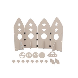 Saga lekskärm rymden