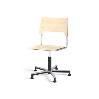 Stol Como FSC gas (hög) Alu glidfot stor sits silverstativ