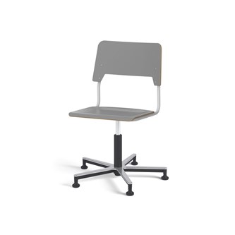 Stol Como FSC gas (hög) Alu glidfot stor sits silverstativ