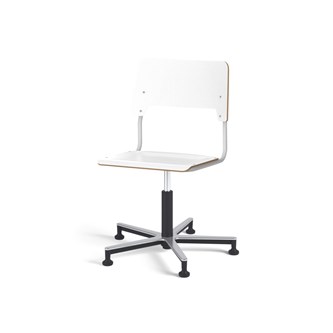 Stol Como FSC gas (hög) Alu glidfot stor sits silverstativ