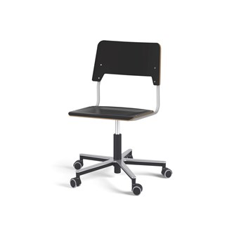 Stol Como FSC gas (låg) Alu hjul stor sits silverstativ