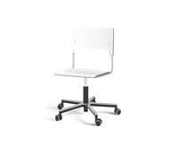 Stol Como FSC gas (låg) Alu hjul stor sits silverstativ