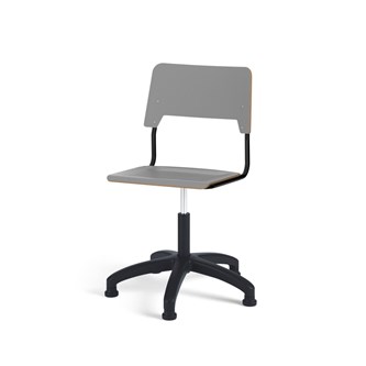 Stol Como FSC BX gas (hög) glidfot stor sits svart stativ