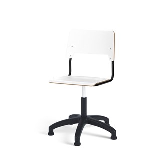 Stol Como FSC BX gas (hög) glidfot stor sits svart stativ