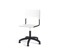 Stol Como FSC BX gas (låg) glidfot stor sits svart stativ