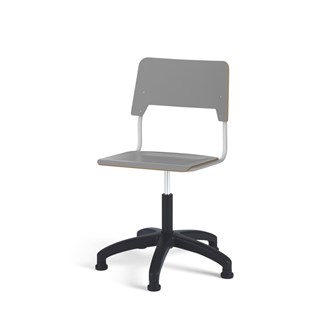 Stol Como FSC gas (låg) glidfot stor sits silverstativ