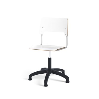 Stol Como FSC gas (låg) glidfot stor sits silverstativ